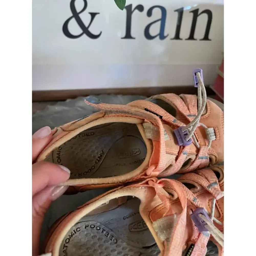 KEEN Seacamp II CNX Kids Girls Sandals Outdoor Closed Toe Hiking Pink Toddler 13